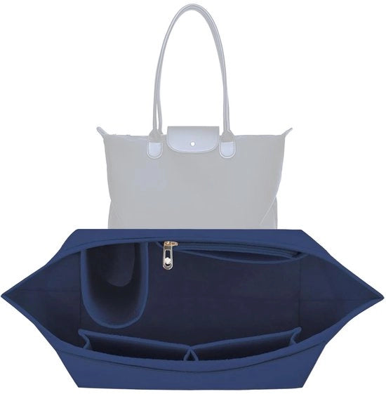 Organizzatore per borse Longchamp, organizzatore di tasche multi-pockets, accessori per portafoglio, accessori per compartimenti, regali per donne, blu scuro, M
