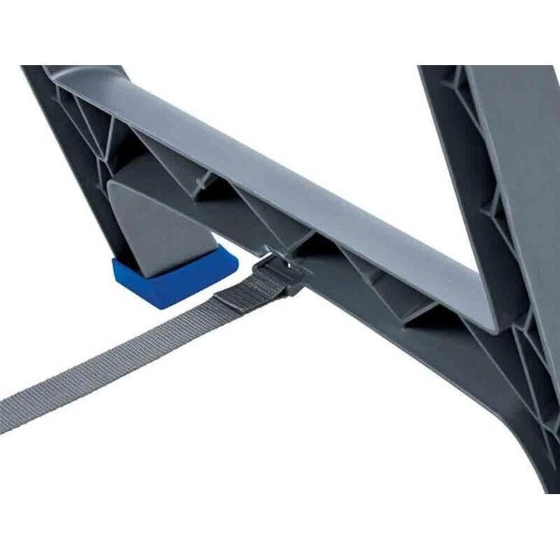 BAMA SCALA SGABELLO SCALETTA 3 GRADINI RICHIUDIBILE BLU 47 X 70 X 78 CM