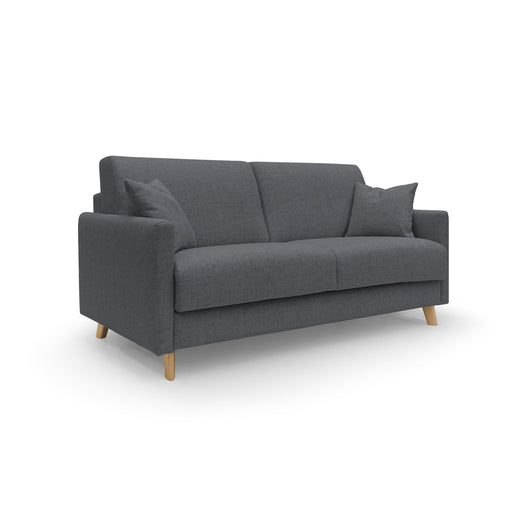 Edgar Divano letto matrimoniale in tessuto felis impermeabile T03 200 cm (mat. 160x197) antracite