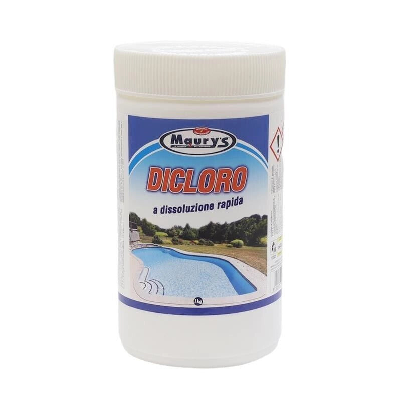 MAURY'S DICLORO 1KG TRATTAMENTO GRANULARE PER PISCINA