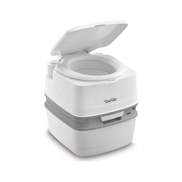 Wc portatile qube 165 porta potti bianco 38,3 x 42,7 x 41,4 cm 21l 92806