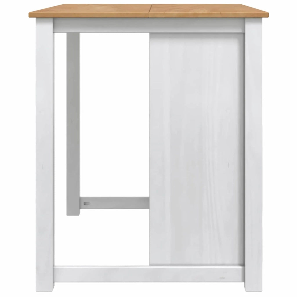 Carrello da Cucina PANAMA 2 pcs Bianco e Cera di Miele 3425389