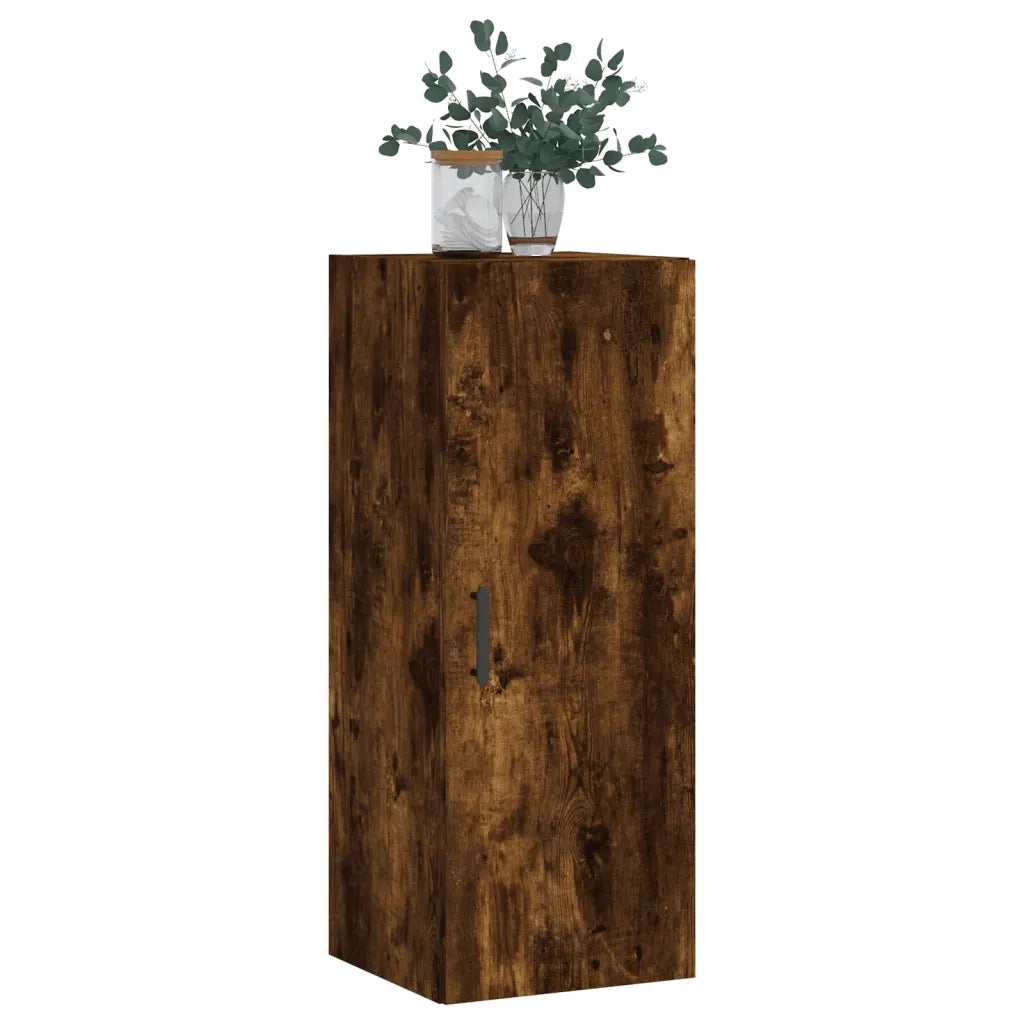 Mobile a Parete Rovere Fumo 34,5x34x90 cm 828865