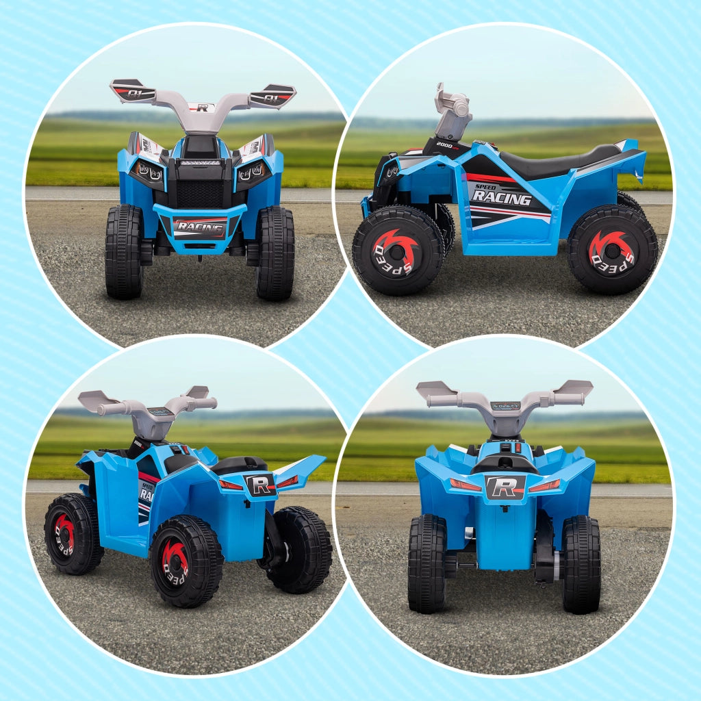 Quad Elettrico per Bambini ¨C Xylo ¨C Blu, 2.5 km/h, 18-36 Mesi