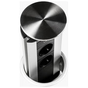 EVOline Port prolunghe e multiple 3 m 3 presa(e) AC Interno Nero, Acciaio inossidabile