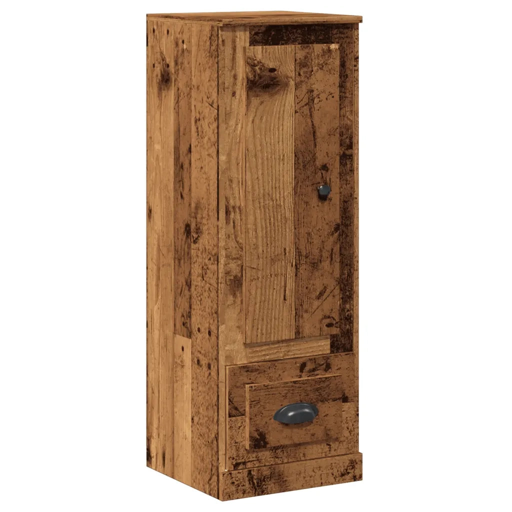 Credenza Legno Antico 36x35,5x103,5 cm in Legno Multistrato