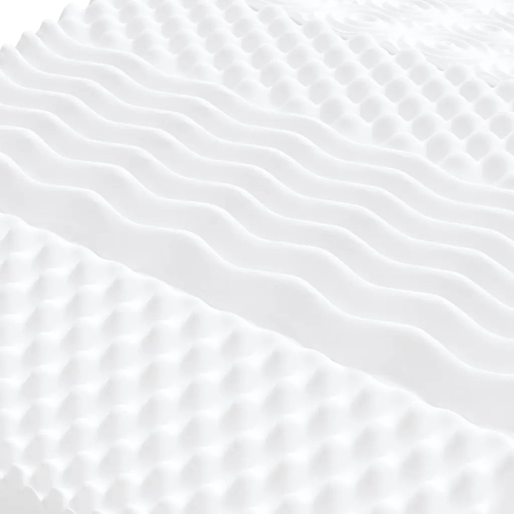 Divano Letto Estraibile con Materassi Crema 90x200 cm Tessuto 3197656