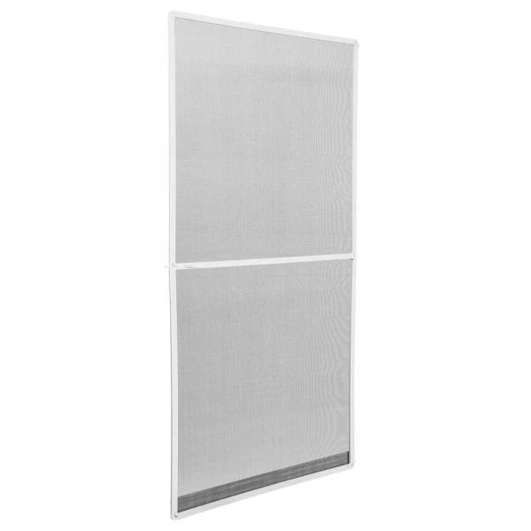Zanzariera per porta telaio fisso in alluminio 95 x 210 cm bianco 2008030/2