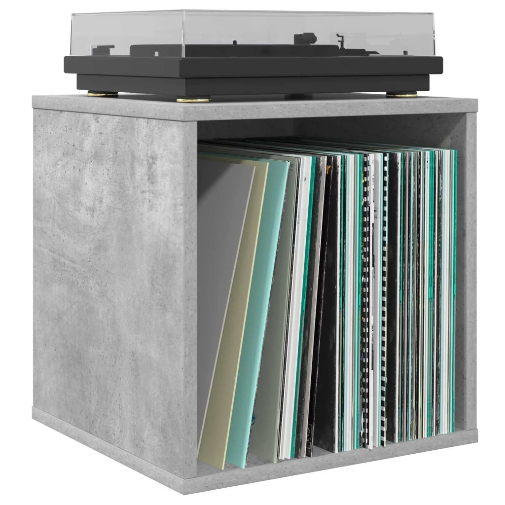 Scatola per album in vinile Grigio Cemento 37 x 36,5 x 38 cm 8012848