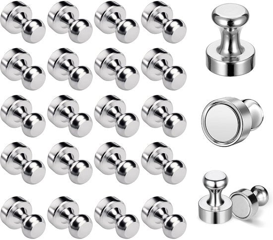 24 pezzi di magneti neodymium, 12 x 16 mm, magneti forti N52, piccoli magneti a cono per lavagne magnetiche, frigoriferi, piastre di ago