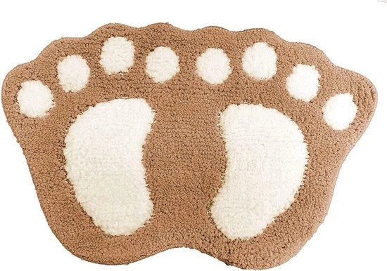 Tappeto per bagno, porta, tappeto per pavimento, tappetino per doccia, gamba adorabile, piedi, toilette, vasca da bagno, doccia, tappetino antiscivolo, assorbente acqua, assorbimento rapido, lavabile, tappeto duraturo, 40 cm x 60 cm (blu)