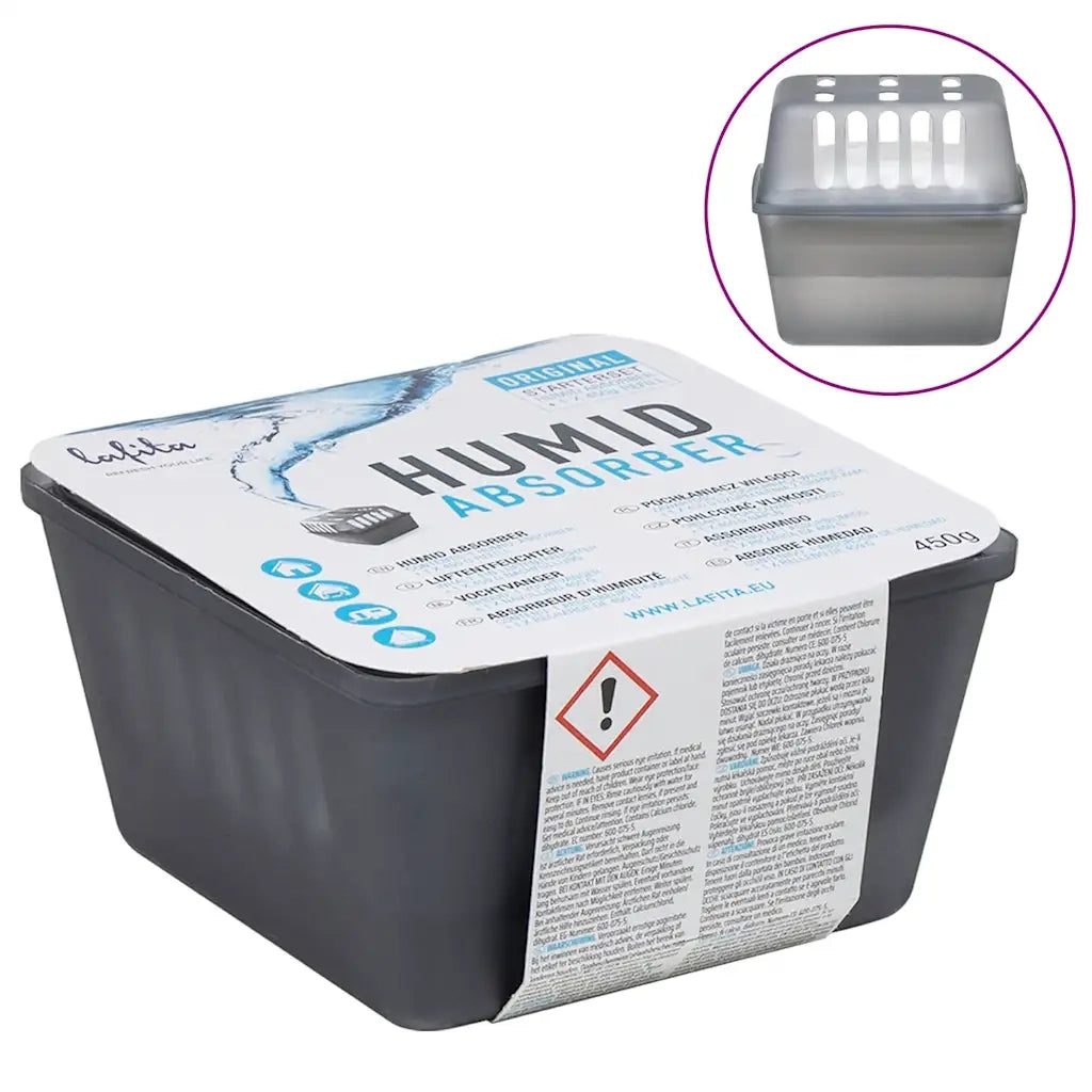 Lafita Assorbitori di Umidità con Sacchetti di Ricarica 4 pz 450 g 4015914