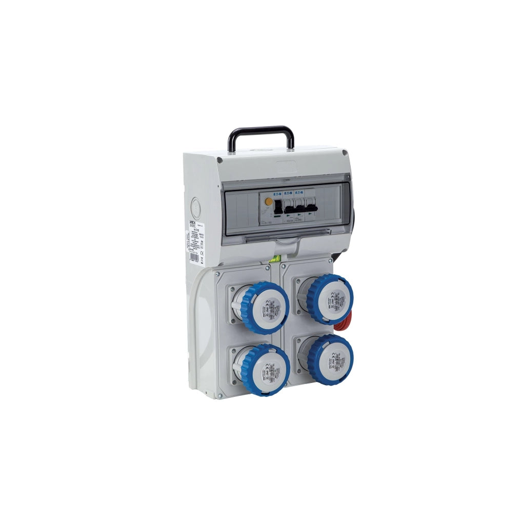 FME 74.120 QUADRO 4P CEE 220V IP65 C/PULS. EMERG- 1,0 pz