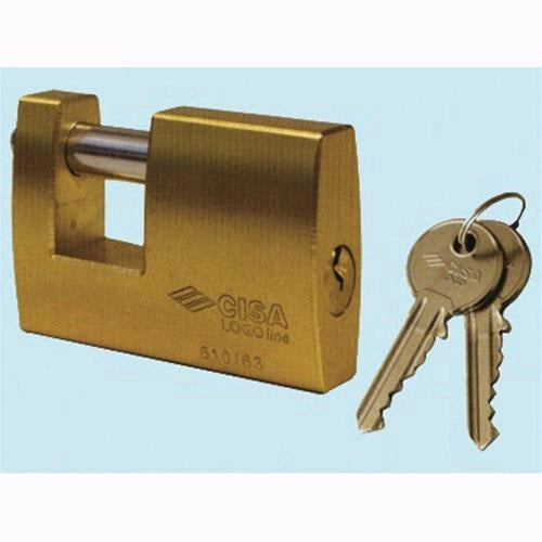 Lucchetti Cisa Logoline rettangolari Art. 21610 - Larghezza mm. 50 Conf. 1 Pz