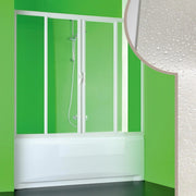 Porta Doccia Sopravasca 160 CM in Acrilico mod. Plutone 2 con apertura centrale