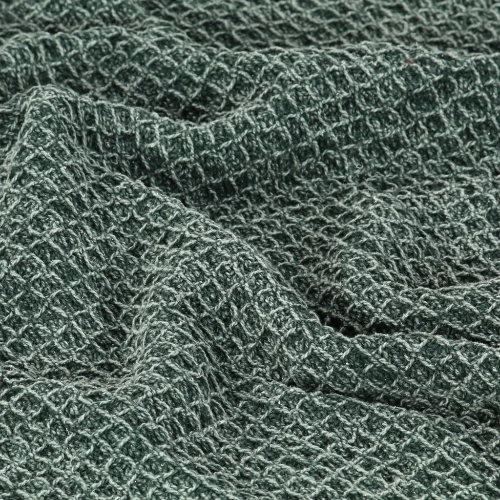 Copriletto in Cotone 160x210 cm Verde Scuro 133759