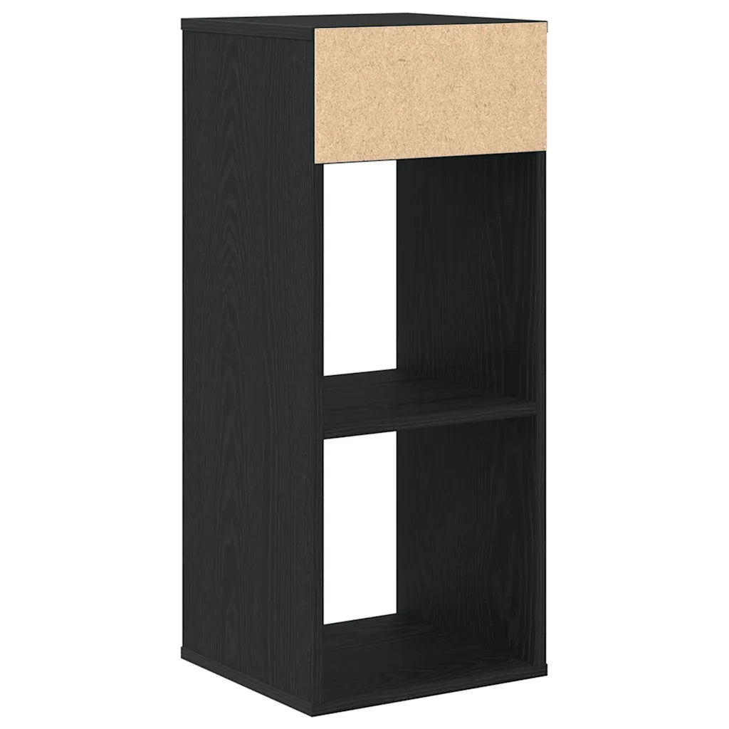 vidaXL Libreria Nera 34x31x80 cm in Legno Multistrato