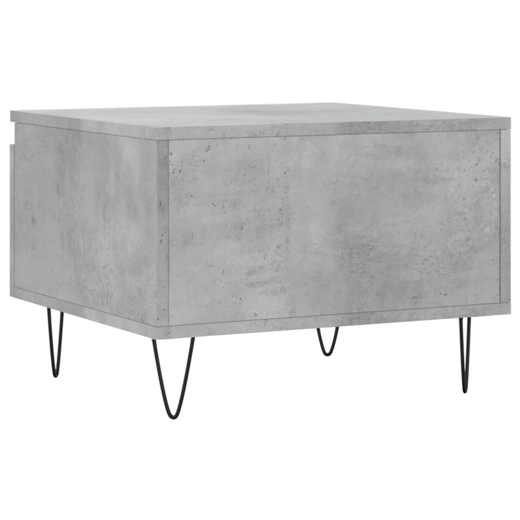 2 pz Tavolini salotto | Tavolino da caff¨¨ | Tavolino da Soggiorno Grigio Cemento 50x46x35 Legno Multistrato