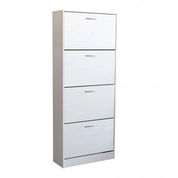 Scarpiera Wendy Bianca: Legno, cm 60x24x150