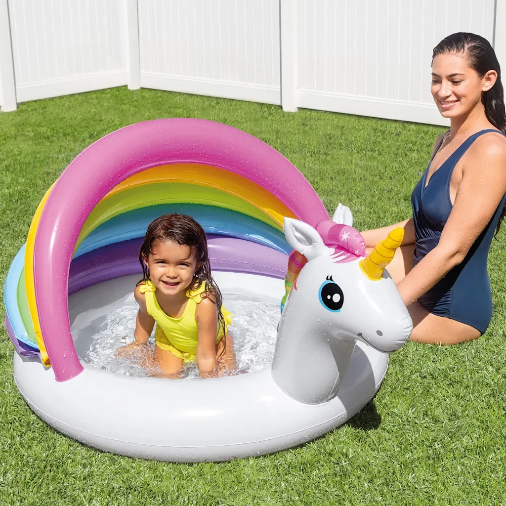 INTEX Piscina per Bambini Unicorno 127x102x69 cm 92530