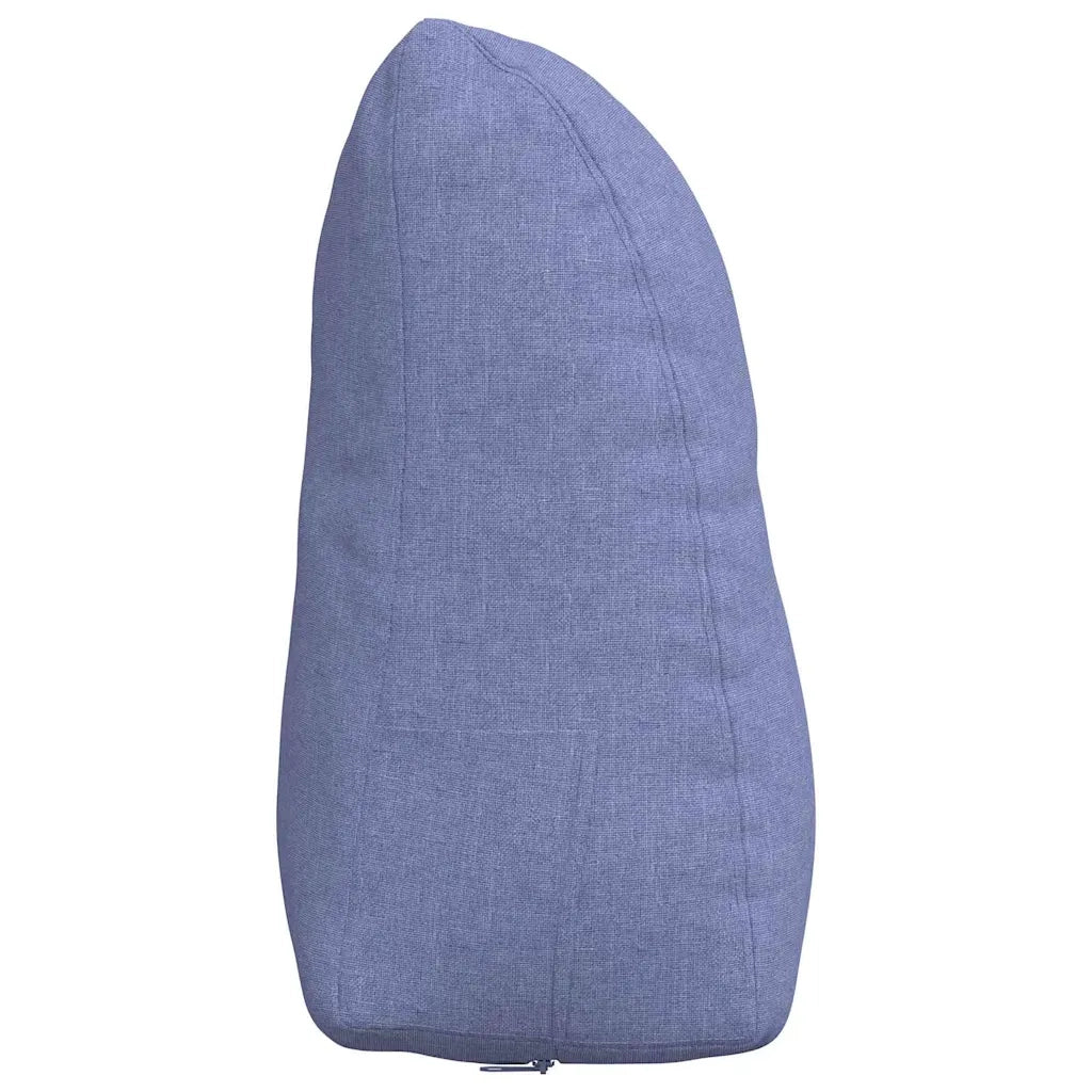 Cuscino per Schiena | Cuscino dorsale Blu jeans 45 x 24 x 50 cm Tessuto