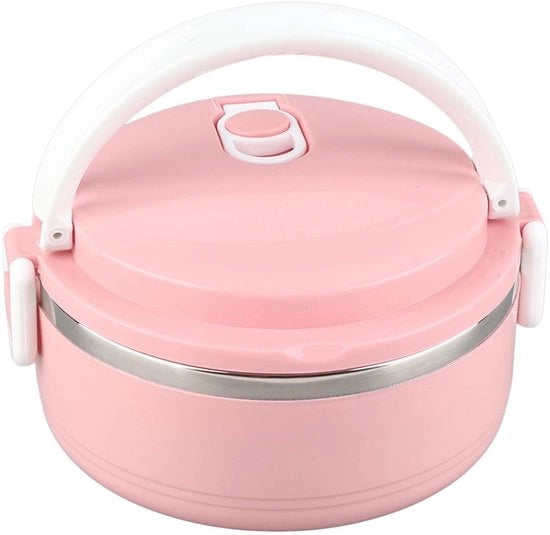Lunchbox Termoisolato - Inox - Portatile - Contenitore Alimentare - Per Picnic/Camping - Resistente Al Calore