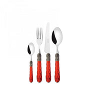 CRISTALLO Ghiera Argento Anticato, Posate Set 24 Pz, Scatola