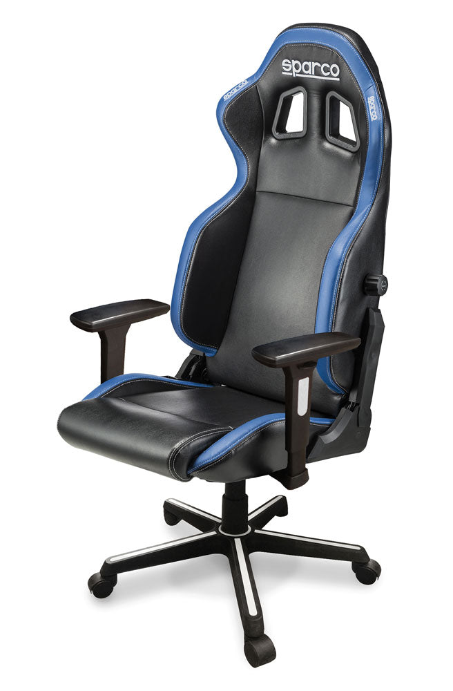 Poltrona ufficio Sparco Icon nero-azzurro