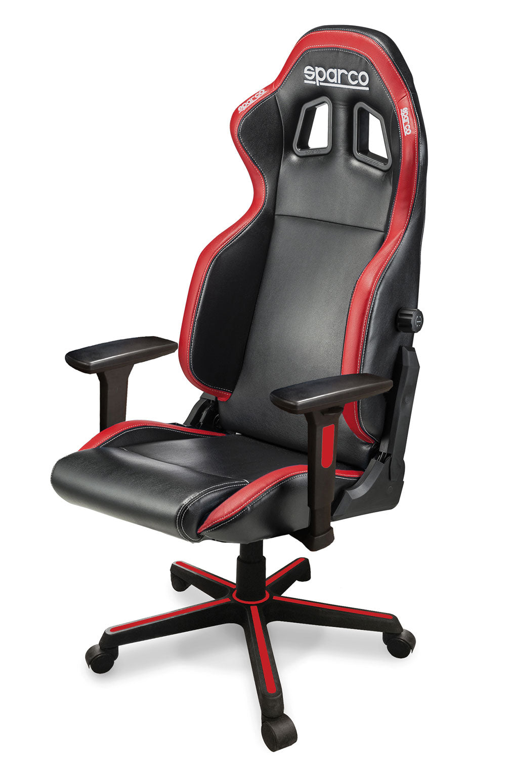 Poltrona ufficio Sparco Icon nero-rosso