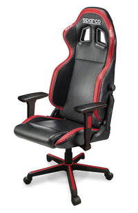 Poltrona ufficio Sparco Icon nero-rosso