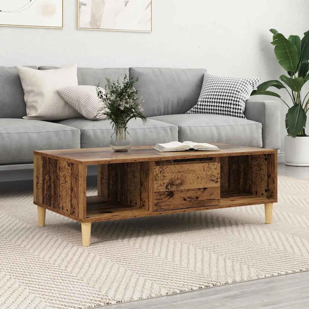 Tavolino da salotto Legno vecchio 102 x 55 x 35 cm 875119