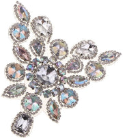 Decorazioni per Abiti e Tappeti di Alta Qualità - Applicazione di Strass - Decorazioni per Matrimoni - Ornamenti per Abiti - Tessuti per la Casa - Dimensioni 9,5 x 9,5 cm