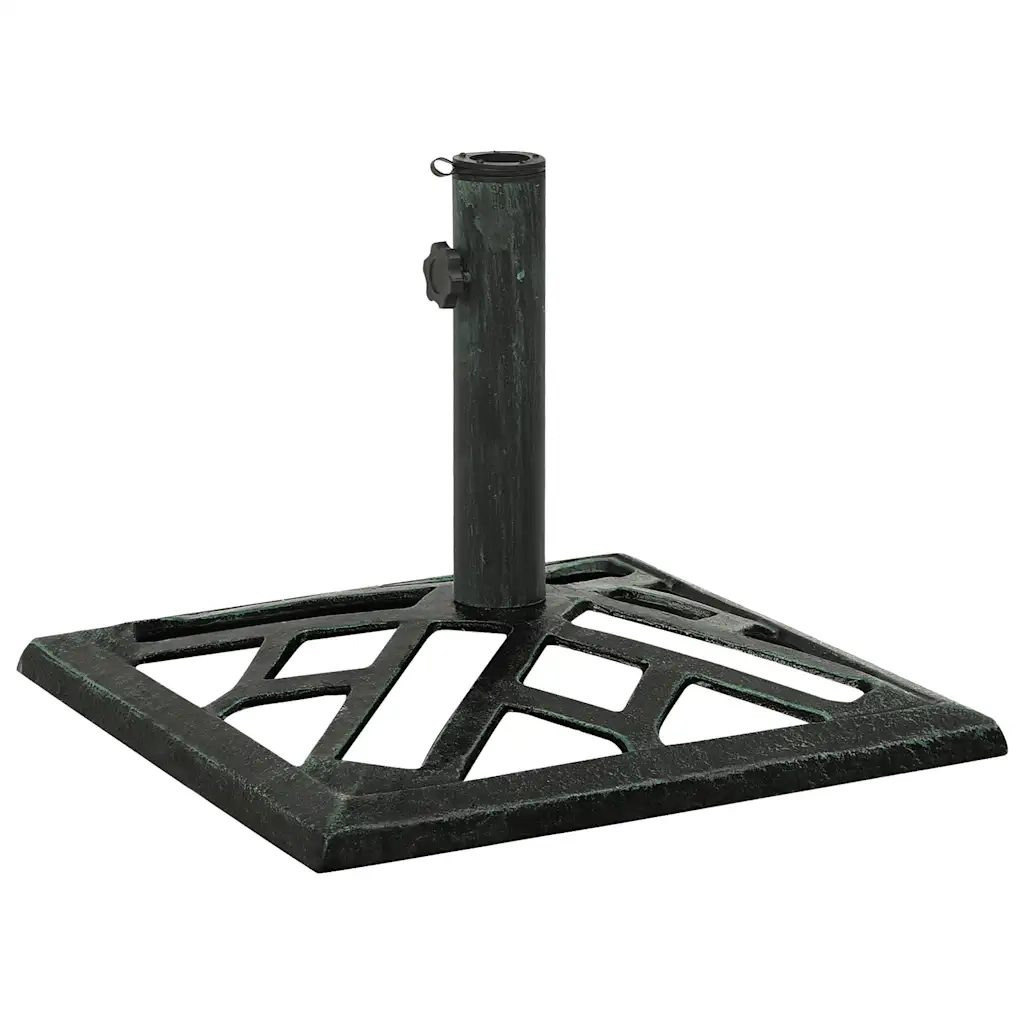Base per Ombrellone Verde 44x44x31 cm in Ghisa 317760