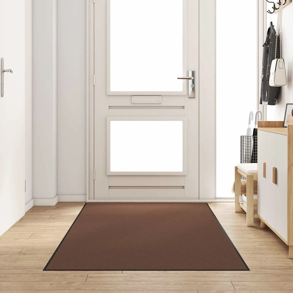 Zerbino | Tappetino Marrone e Nero 120 x 300 cm 100% Poliammide