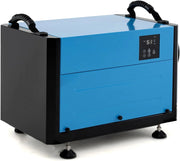 Deumidificatore Elettrico 58,5 L/Giorno, 357 m³/H, Deumidificatore Professionale 3 Modalità, Tubo di Scarico, Filtro Rimovibile, per Cantine, Magazzini, Scantinati (Blu, 52 X 35,5 X 35 CM)