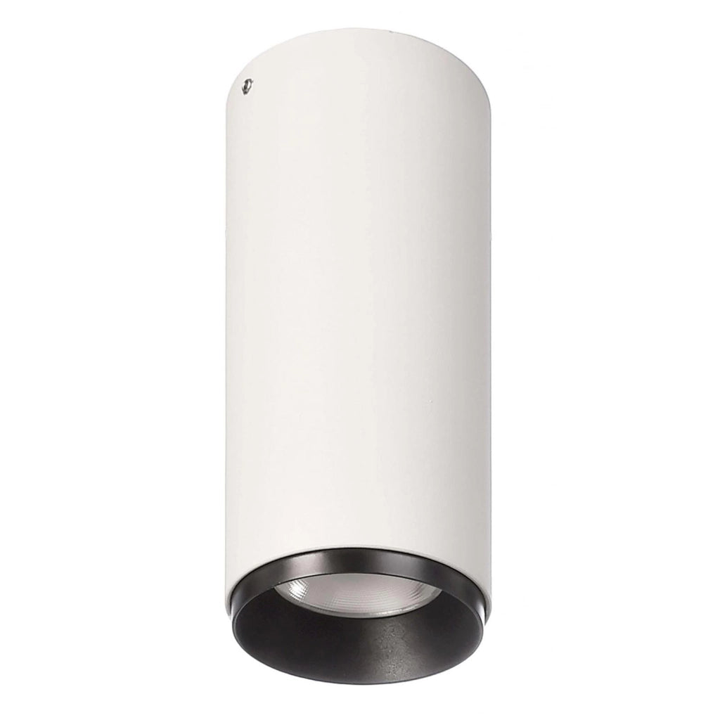 LUCEA DTW Faretto soffitto plafoniera LED 10W dimmerabile da 1800K a 2700K luce interni vetrina negozio cucina moderna RA90 BIANCO