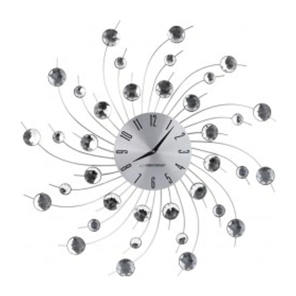 Orologio da parete meccanico Esperanza EHC004 Orologio da parete Altro Nero, Acciaio inossidabile