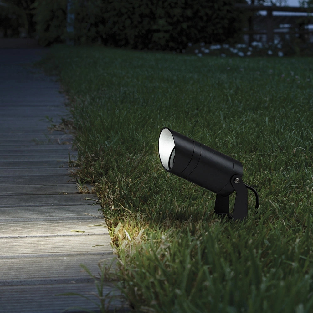 Proiettore Da Esterno Moderno Starlight Metallo Cromo Sfumato Led 10W 4000K