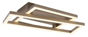 Plafoniera LED Glavian 2 luci grigio-beige Rabalux