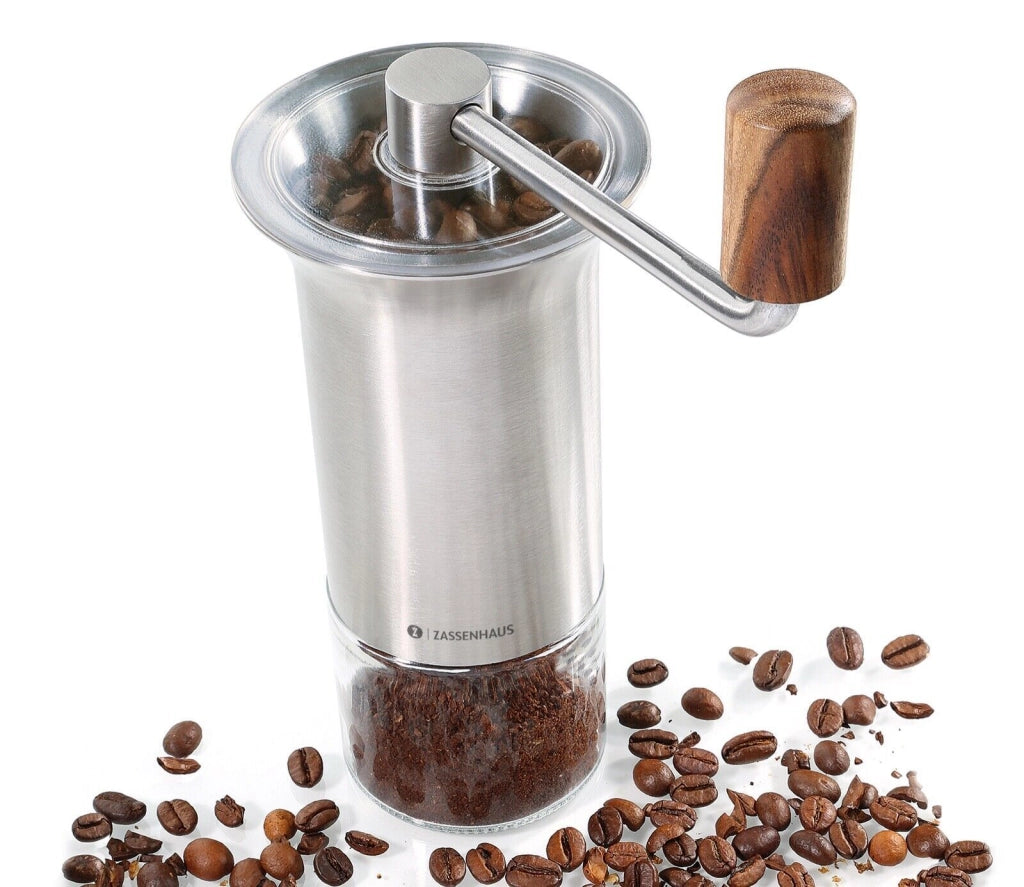 Zassenhaus Macinacaffe' BARISTA Inox-Vetro