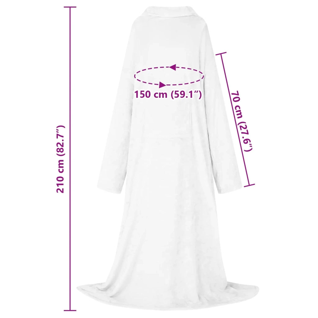 Felpa coperta Bianco F Flanella CFW8579999