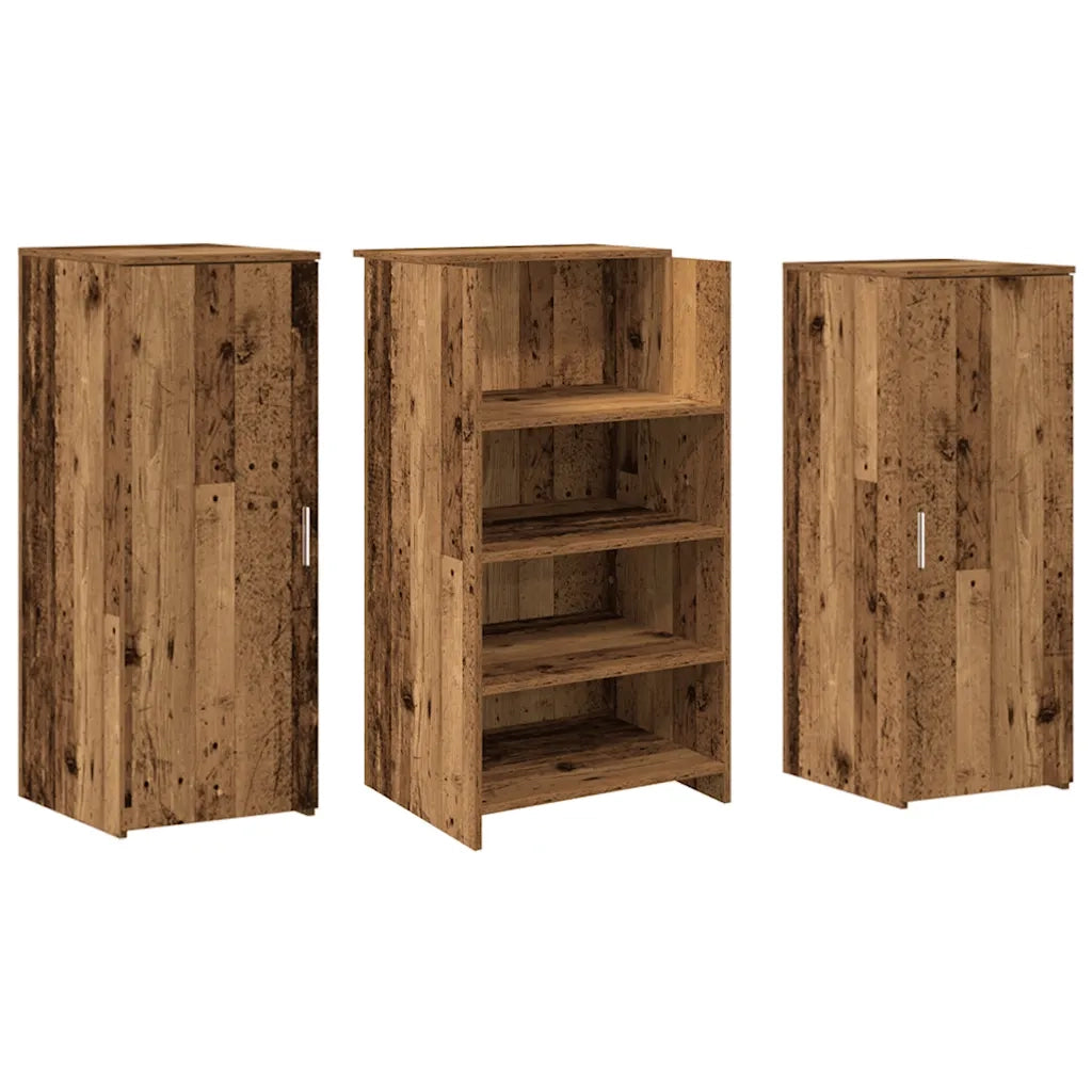 Banco Reception Legno Vecchio 135x50x103,5 cm Legno Multistrato 3324194
