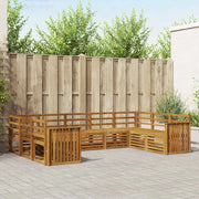 Set divano sezionale 9 pcs Naturale
