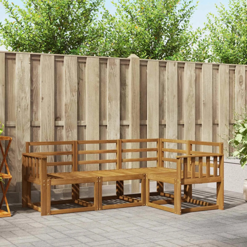 Set di divani da esterno 4 pcs Naturale 3366317