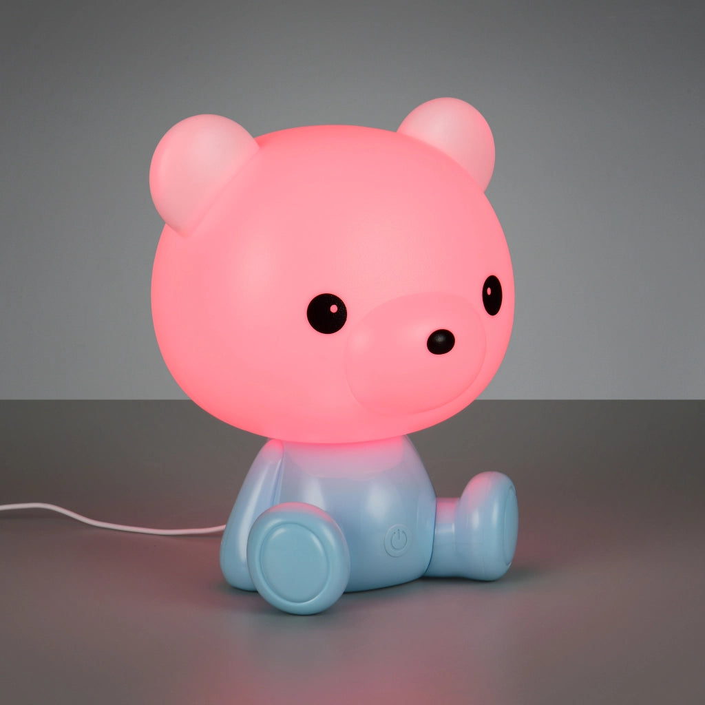 LAMPADA DA TAVOLO LED CUTIE 0,3W H26CM ORSO BLU