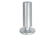Piedino Cilindrico In Plastica Regolabile D35B60H90 Alluminio - Masidef