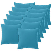 Federa 12 pcs HEERLEN Azzurro 45 x 45 cm Poliestere 910521