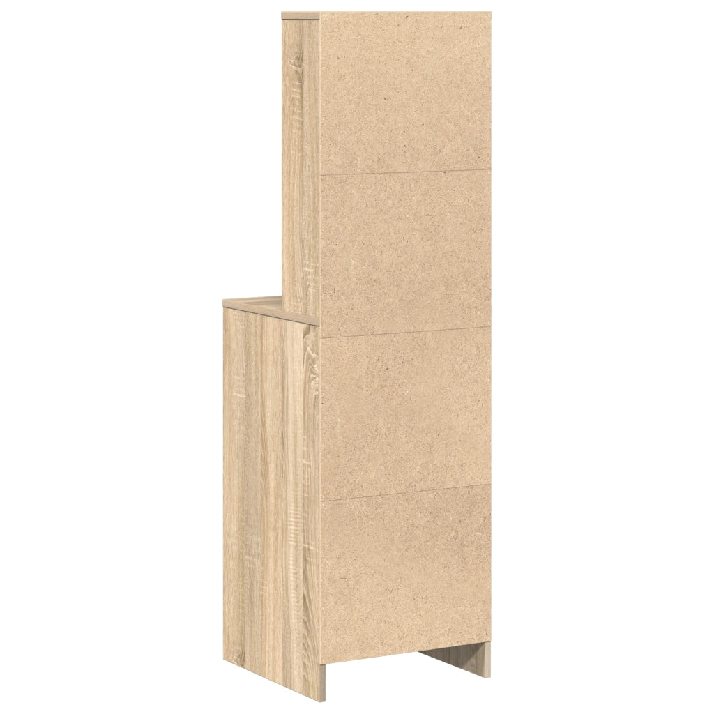 Highboard Rovere Sonoma 40x41x135 cm Legno ingegnerizzato