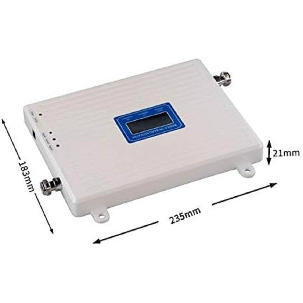 Trade Shop - Set Amplificatore Segnale Cellulare 2g 3g 4g Lte 900 1800 2100 Mhz Dcs Wcdma Gsm -