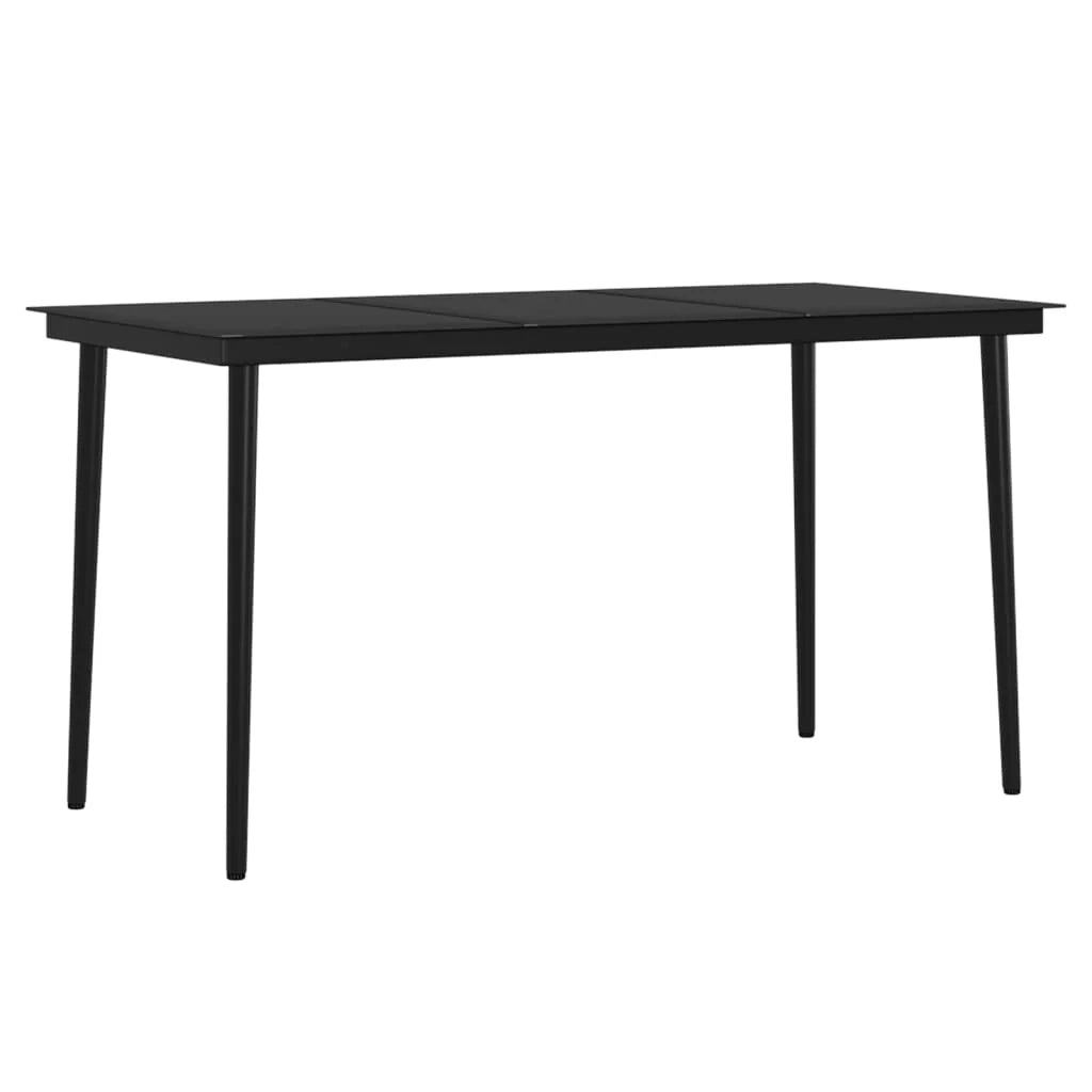 Set di mobili da pranzo da giardino da 5 pezzi con cuscini marrone/nero 02_0014618